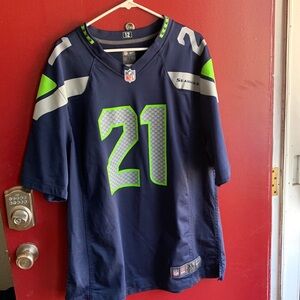 Official NFL XL Blue Seahawks Jersey Witherspoon No. 21, only worn 2 times.
